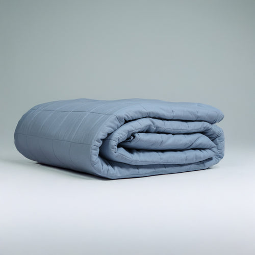 Blue Haze Linen Cotton Quilt