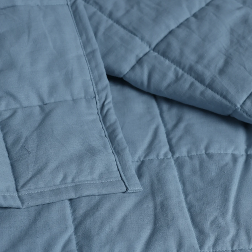 Blue Haze Linen Quilt Cotton