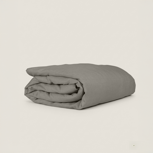 Natural European Linen Chambray Duvet Cover