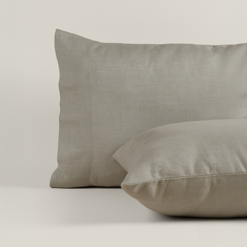 Natural European Linen Chambray Pillowcases