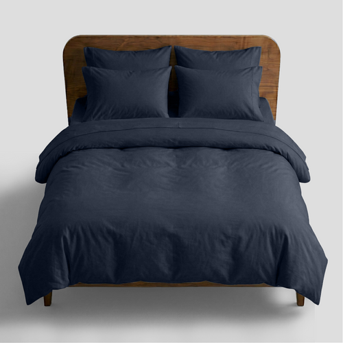 Nightfall Organic Cotton Percale Duvet Cover