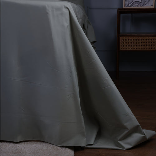 Sage Organic Cotton Percale Flat Sheet