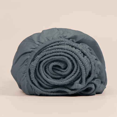 Sage Organic Cotton Percale Fitted Sheet