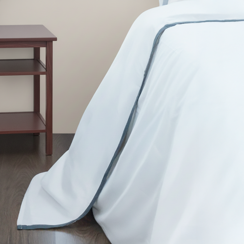 Nightfall Border Sateen Flat Sheet