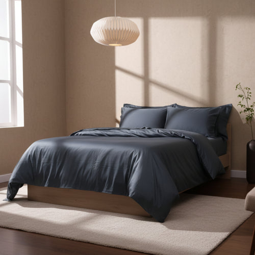 Nightfall Luxury Cotton Sateen Flat Sheet