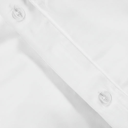 White Luxury Cotton Sateen Duvet Cover
