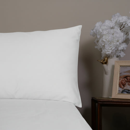 Sateen Pillowcases White Luxury Cotton