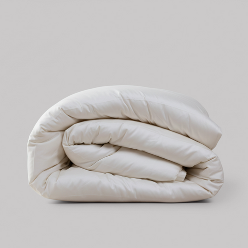 Ivory Luxury Cotton Sateen Duvet Cover