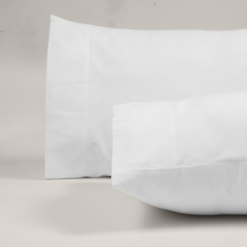 White Luxury Cotton Sateen Pillowcases