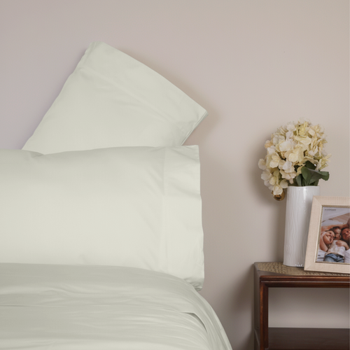 Ivory Organic Cotton Percale Pillowcases