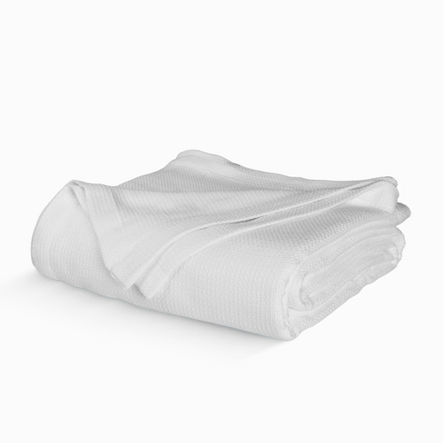 White Cotton Lightweight Blanket