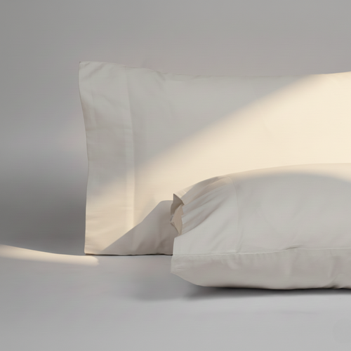 Ivory Luxury Cotton Sateen Pillowcases