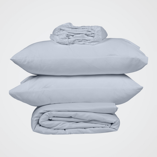 White Silky Soft Sateen Duvet Set