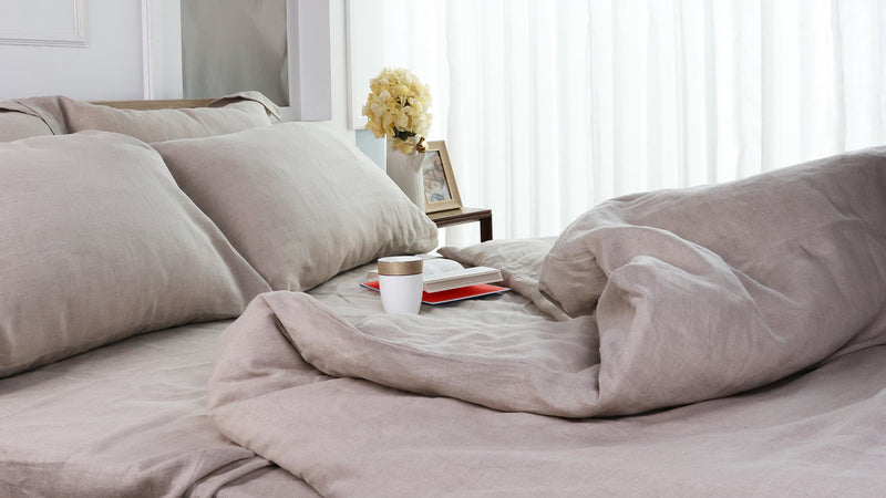 Chambray Bedding In Linen