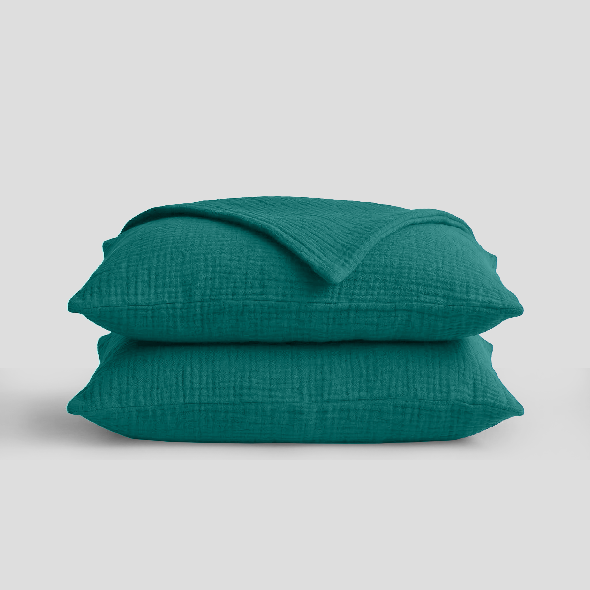 Green Lake Muslin Pillowcases