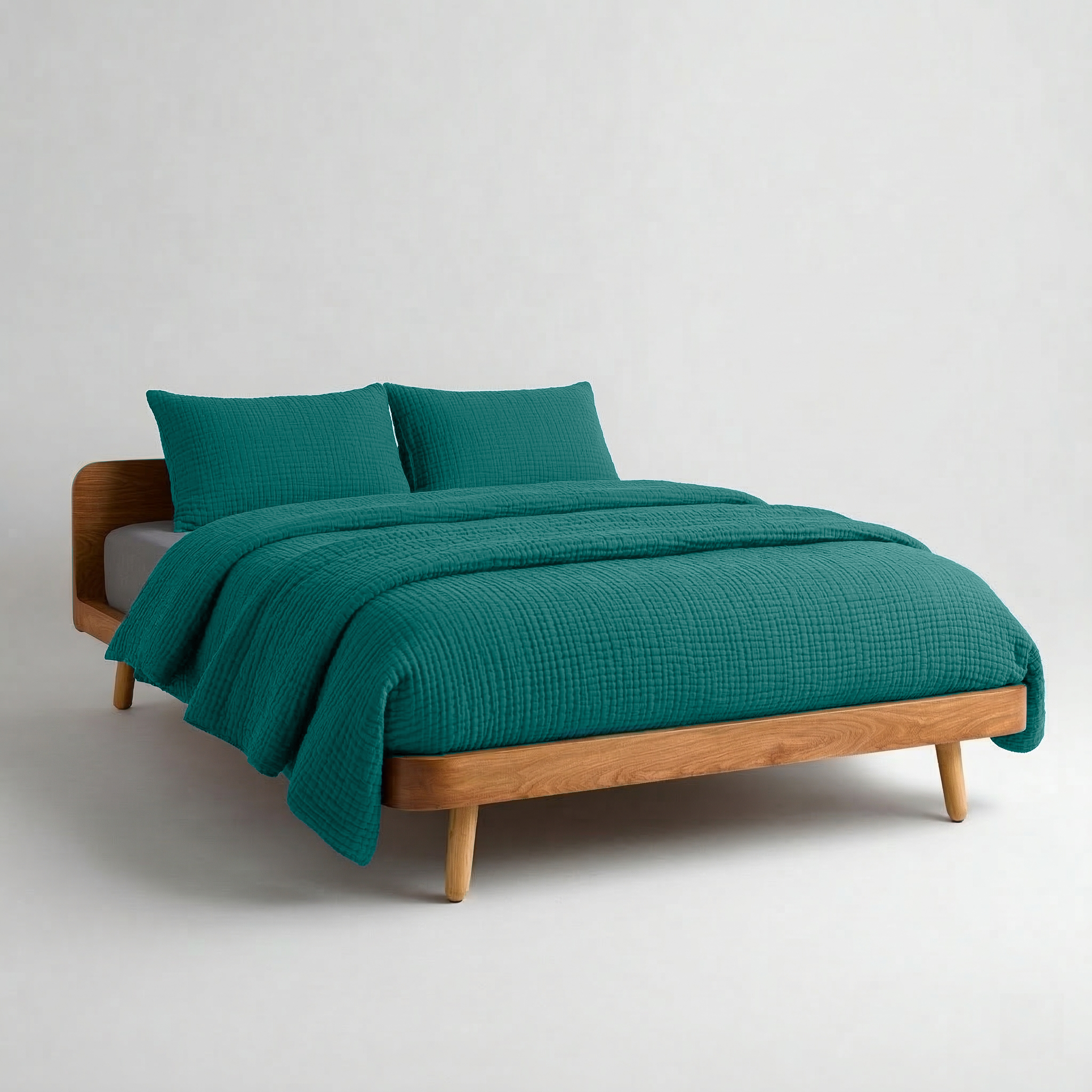 Green Lake Muslin Duvet Cover