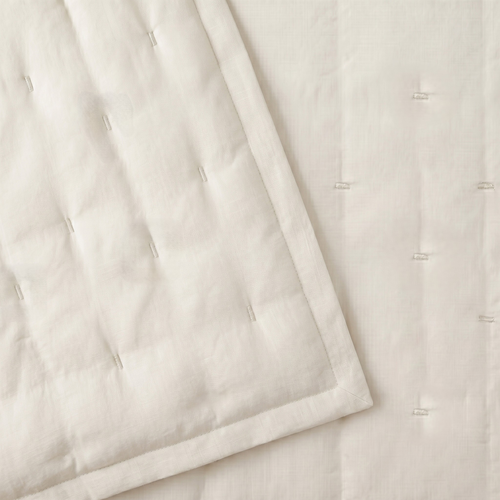 Ivory Airy Voile Quilt