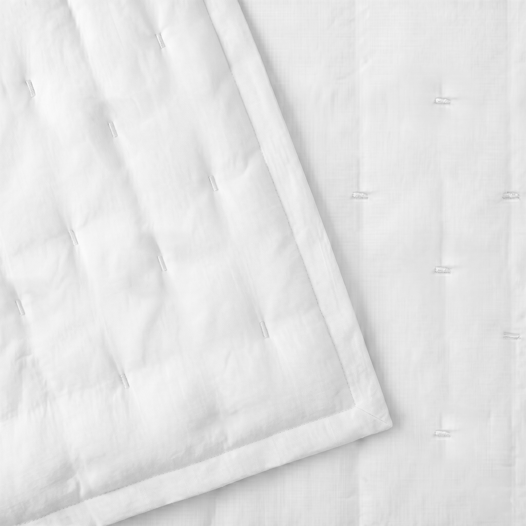 White Airy Voile Quilt