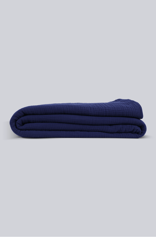 Astral Blue Muslin Duvet Covers