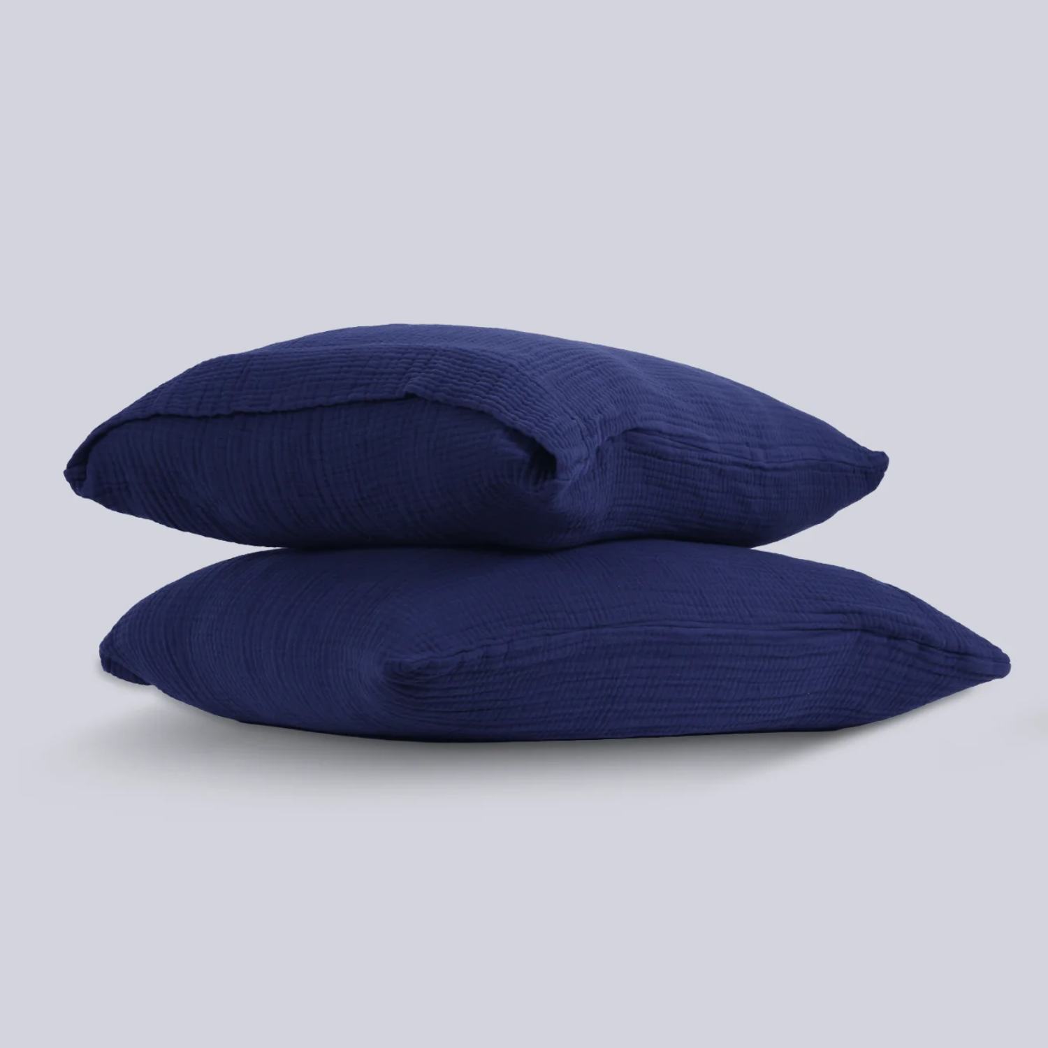 Astral Blue Muslin Pillowcases