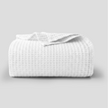 White Waffle Blanket