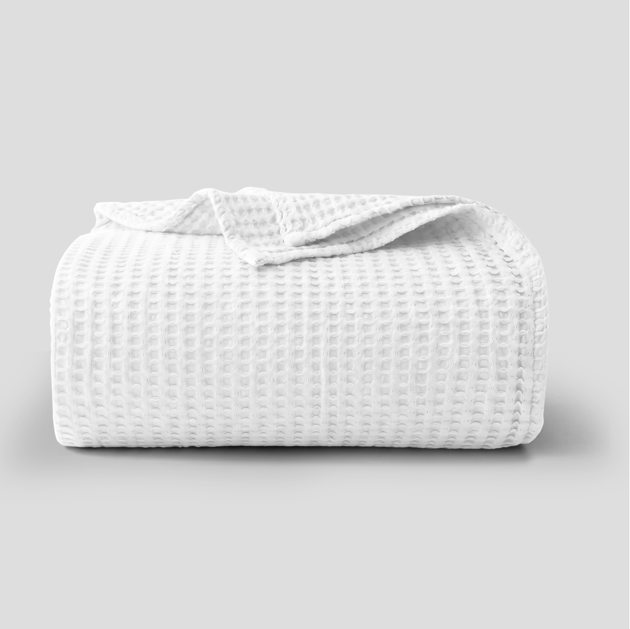 White Waffle Blanket