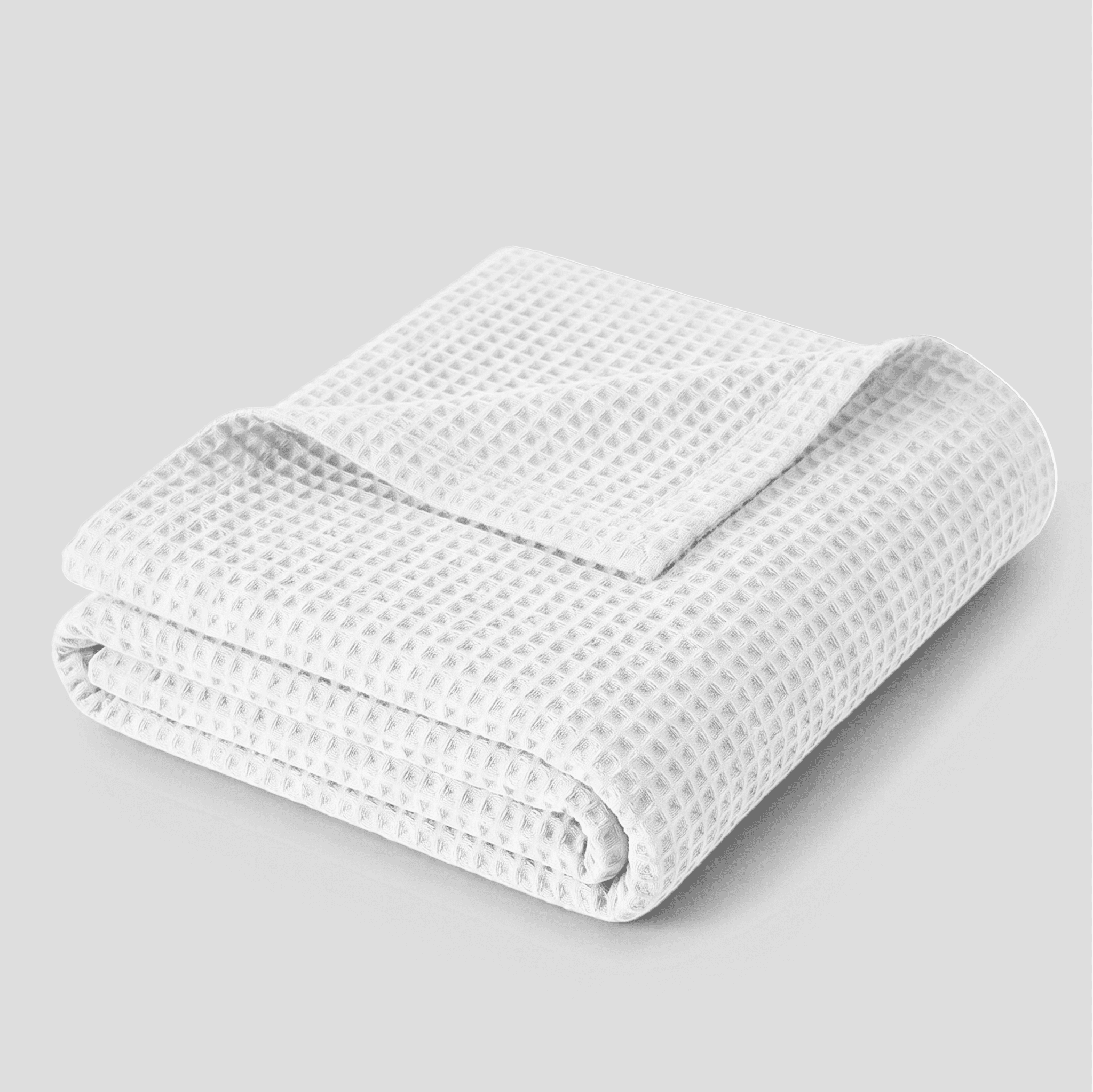 White Waffle throw