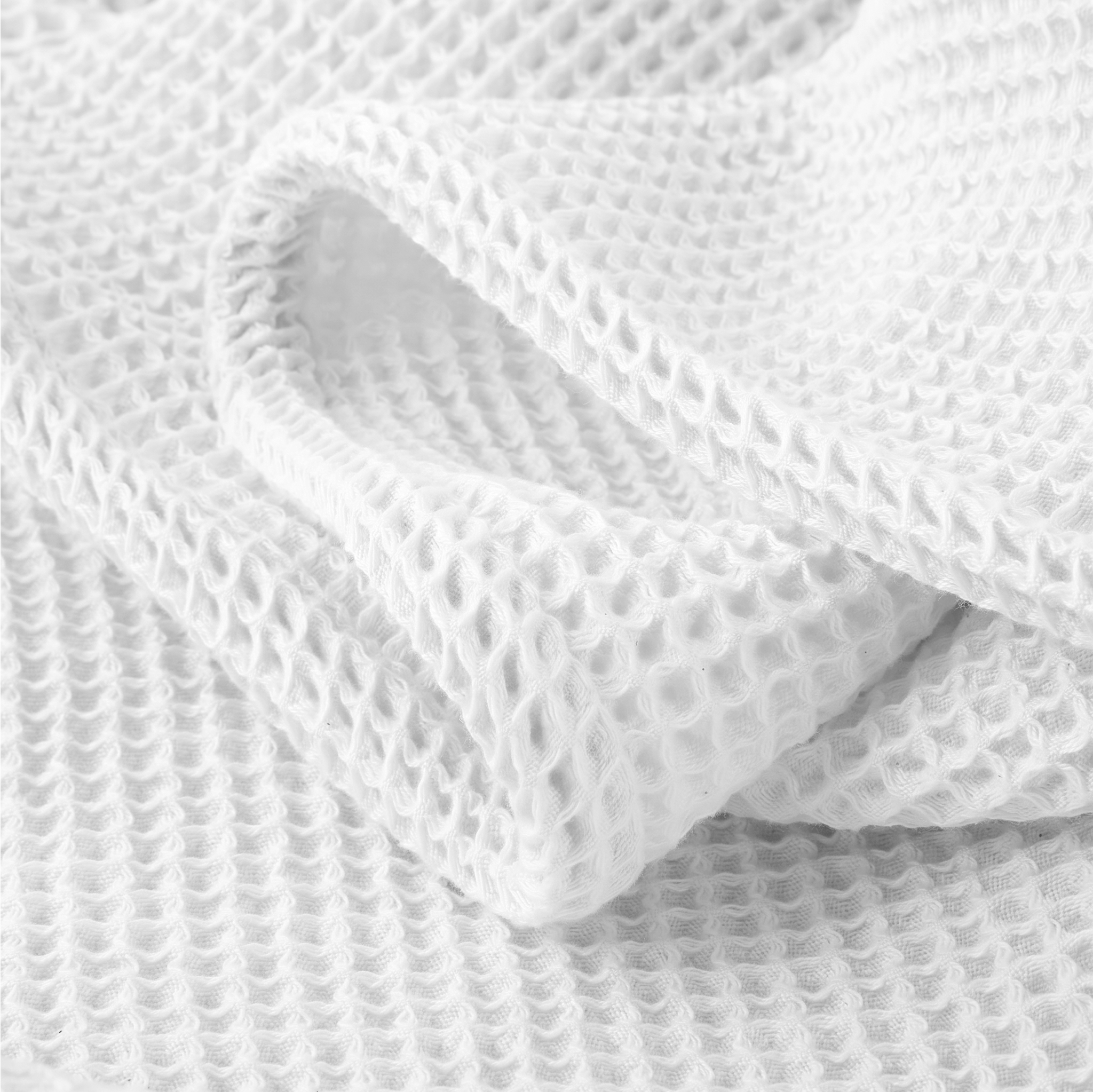 White Waffle Blanket