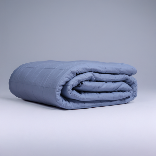 Blue Haze Linen Cotton Quilt