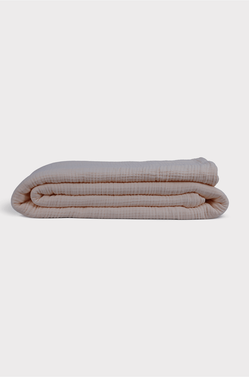 Butter Bean Muslin Duvet Covers