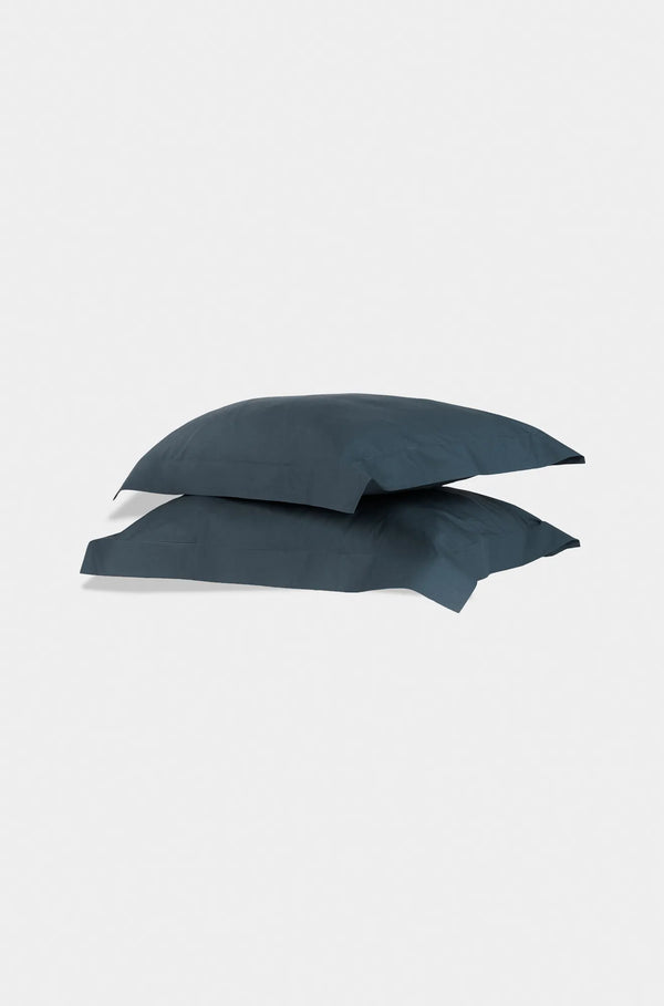 Classic Organic Percale Oxford Pillowcase Set