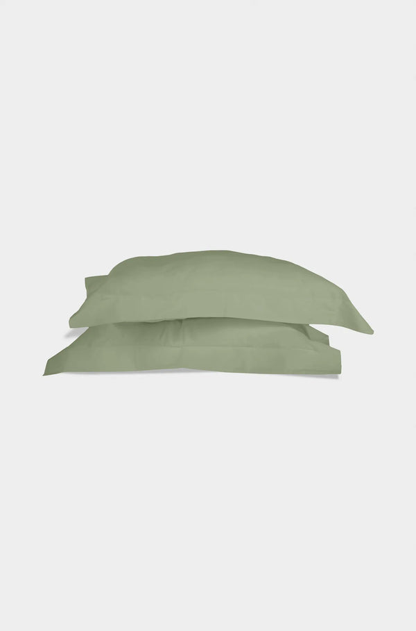 Classic Organic Percale Oxford Pillowcase Set