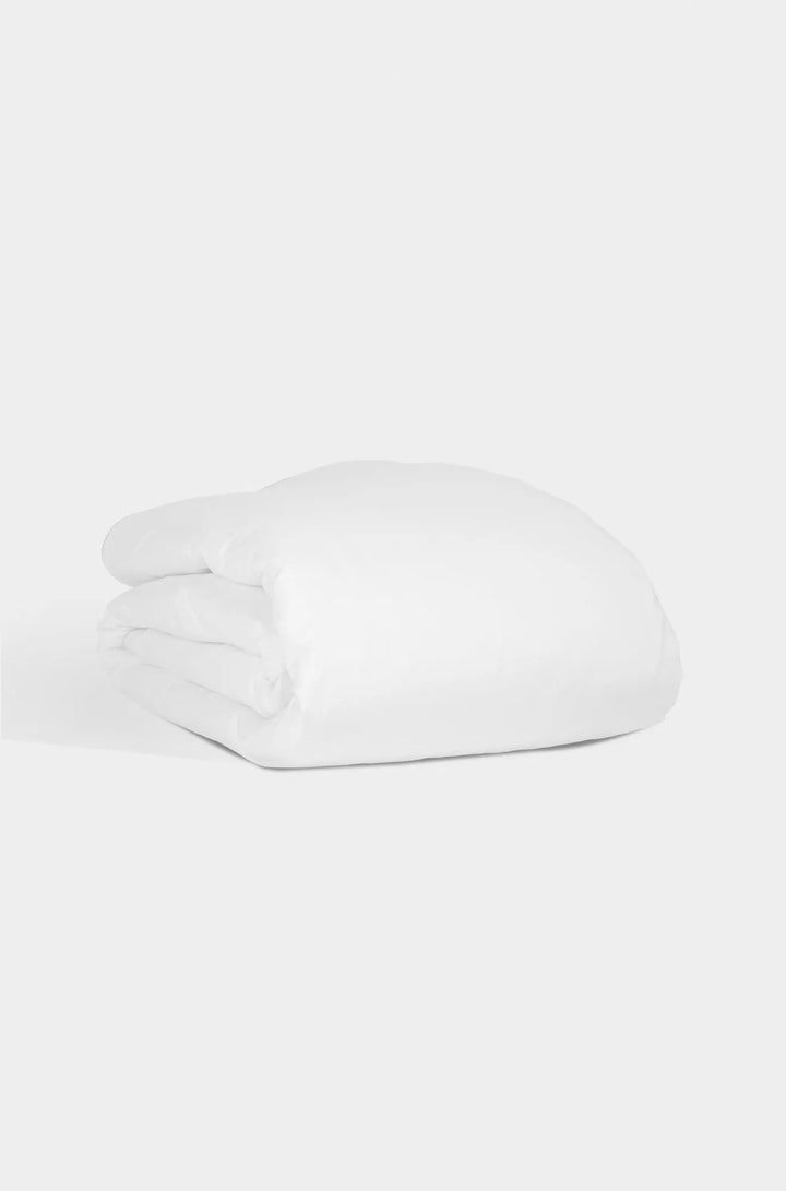 Classic Organic Percale Piped Duvet Cover