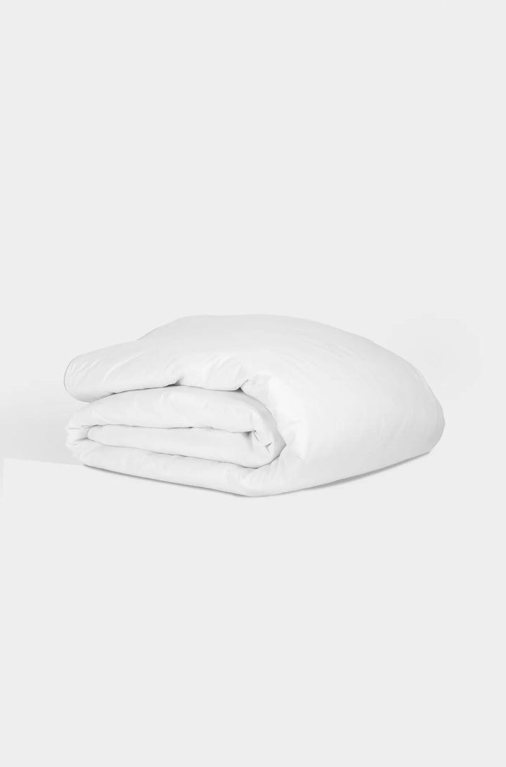 Classic Organic Percale Piped Duvet Cover