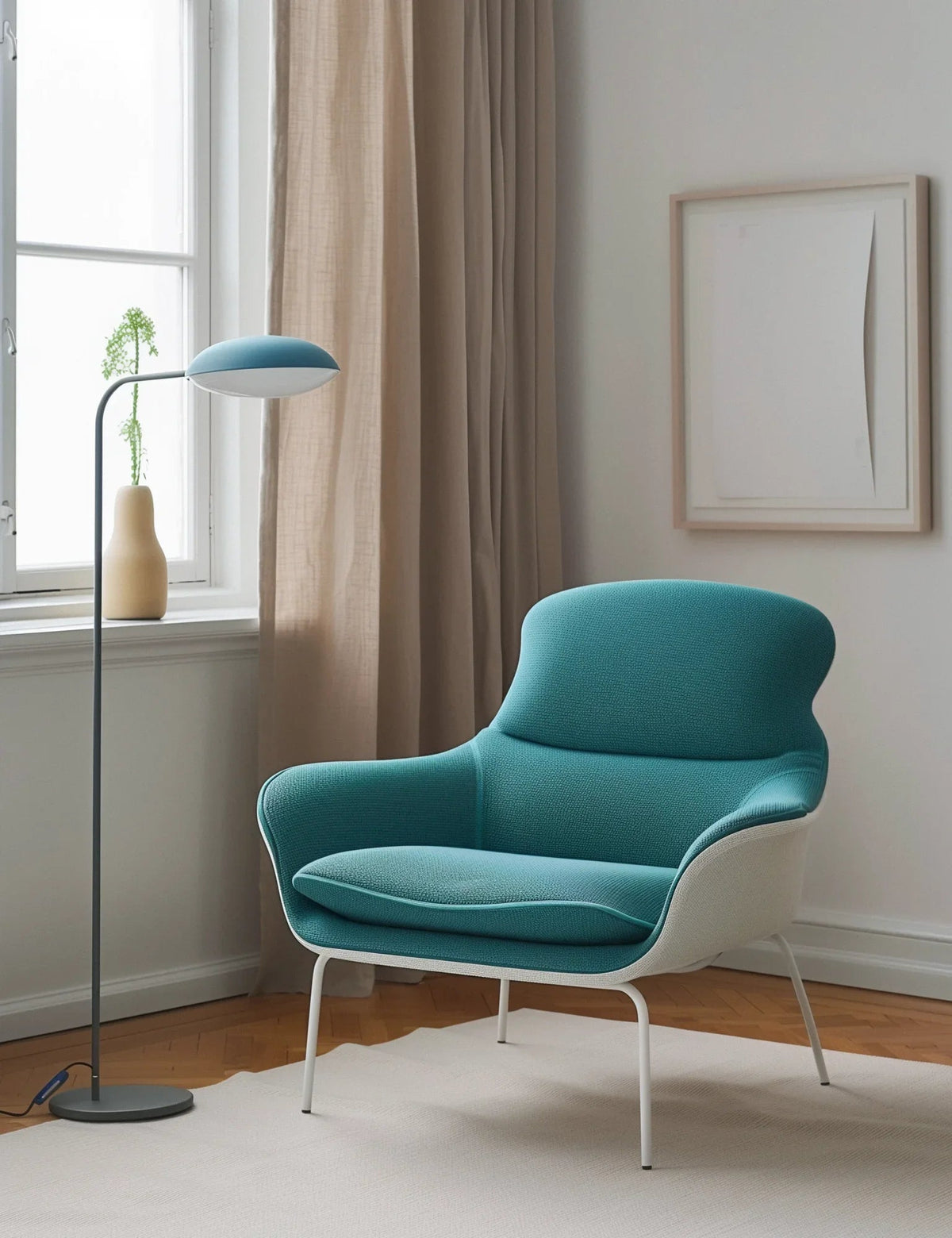 Embrace Lounge Chair Blue 2