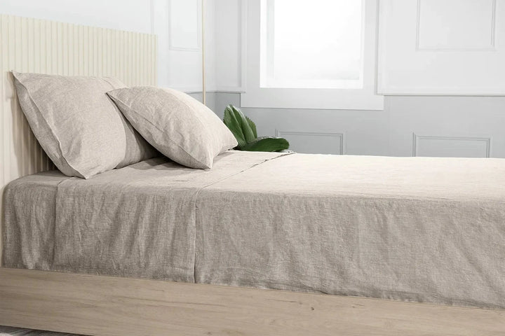 European Linen Chambray Oxford Pillowcase Set