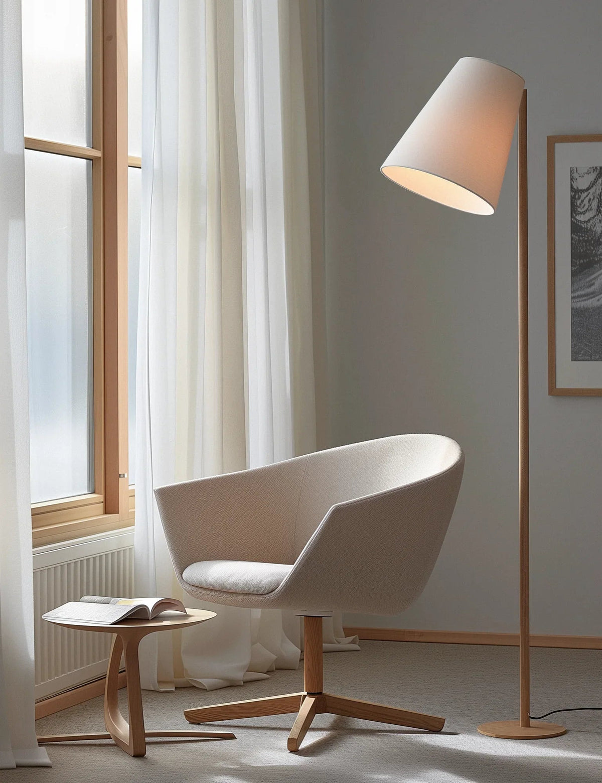 FlexBeam Floor Lamp Beige 2
