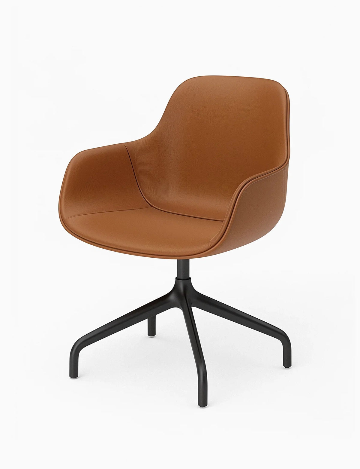 Flow Side Chair Brown