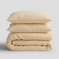 Butter Bean Muslin Duvet Set