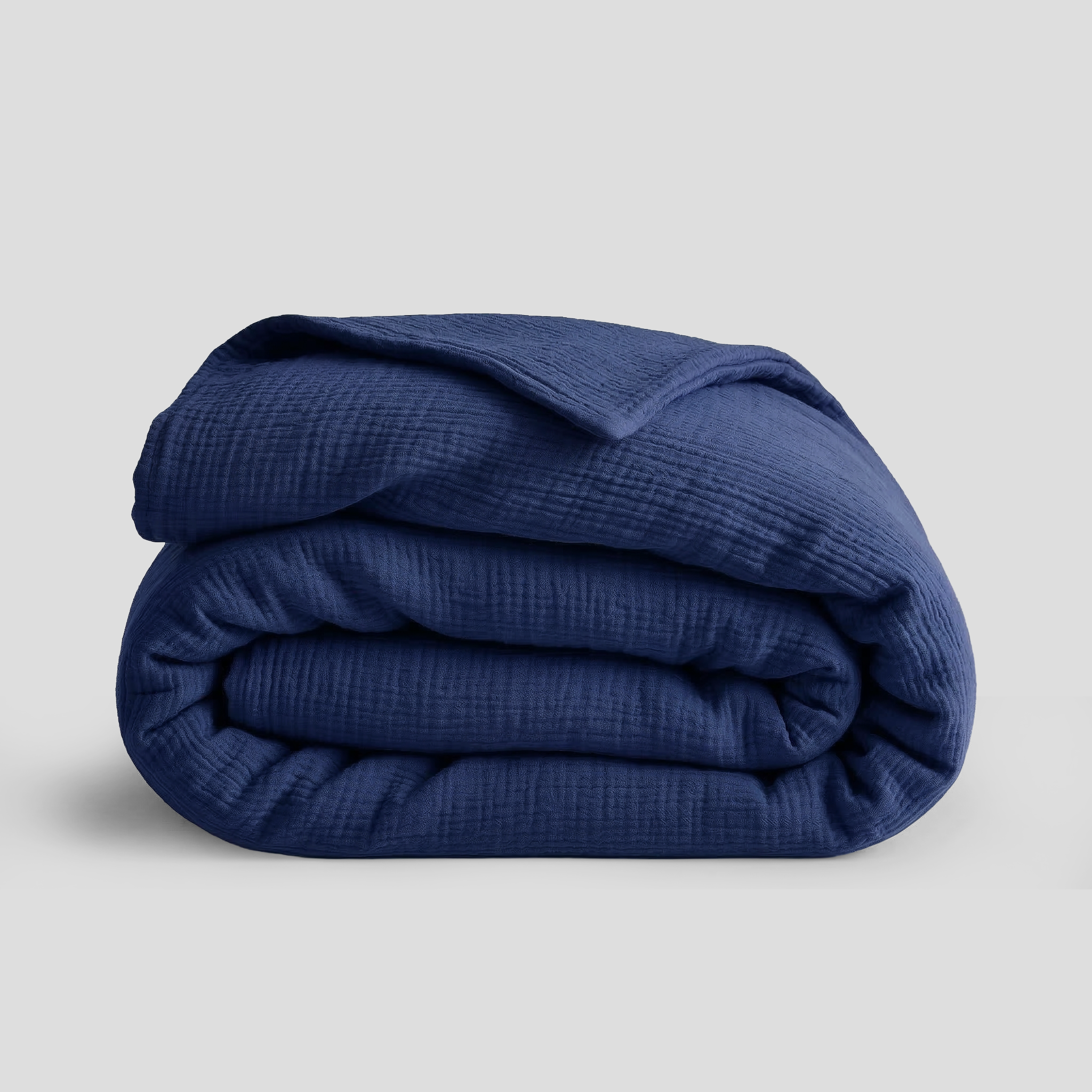 Astral Blue Muslin Duvet Cover