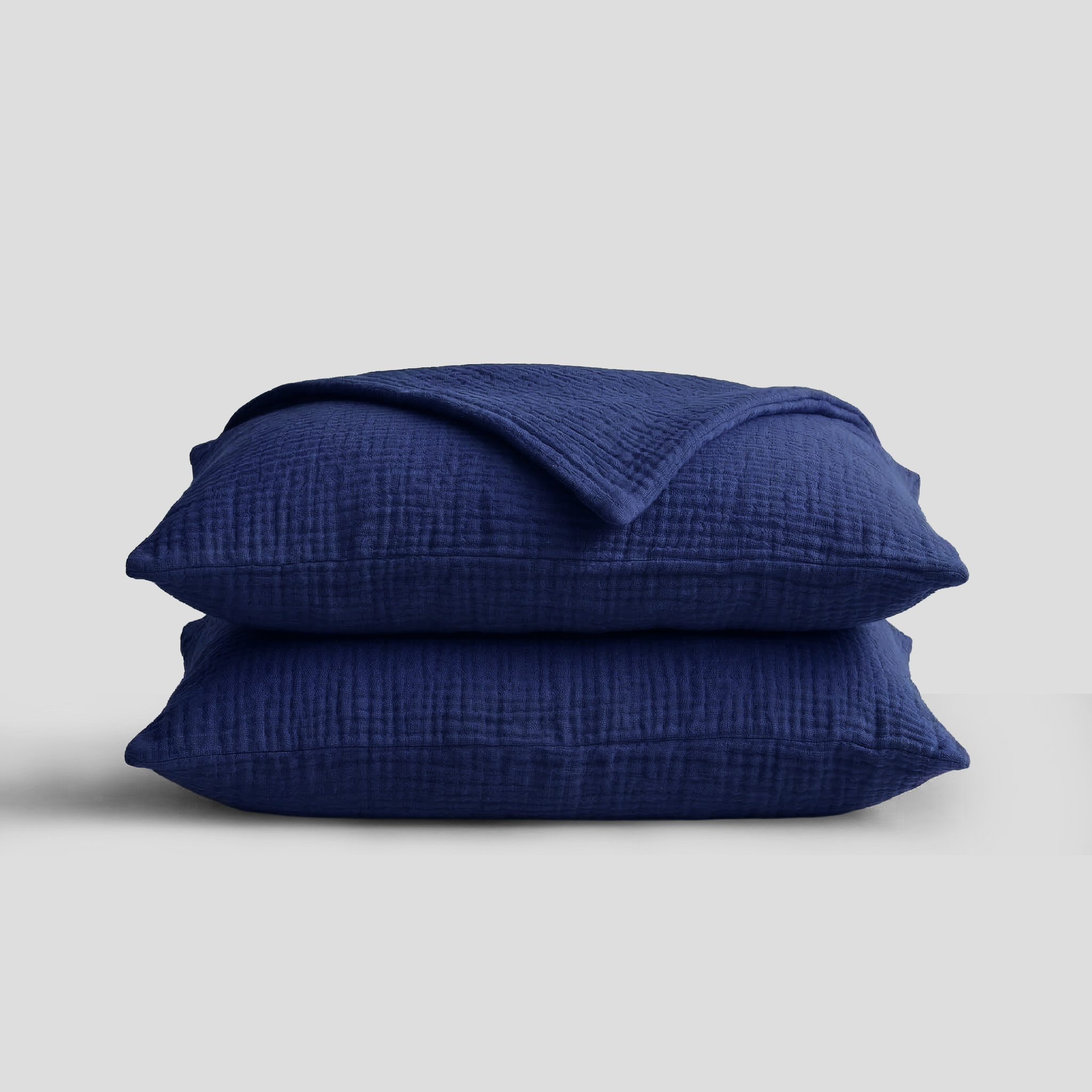 Astral Blue Muslin Pillowcases