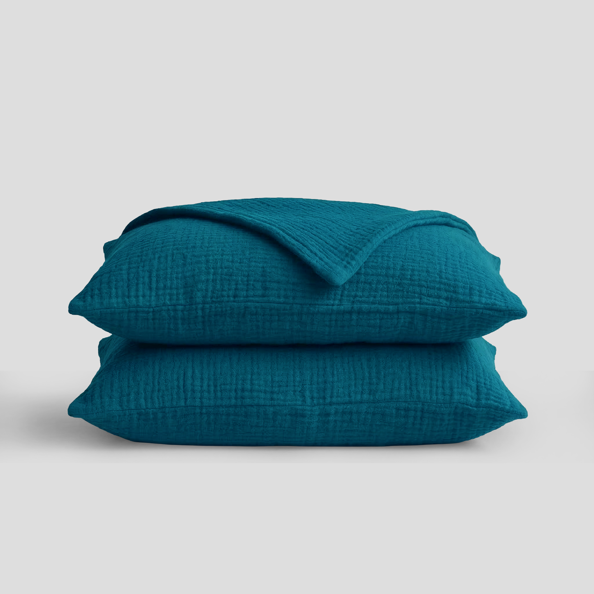 Green Lake Muslin Pillowcases