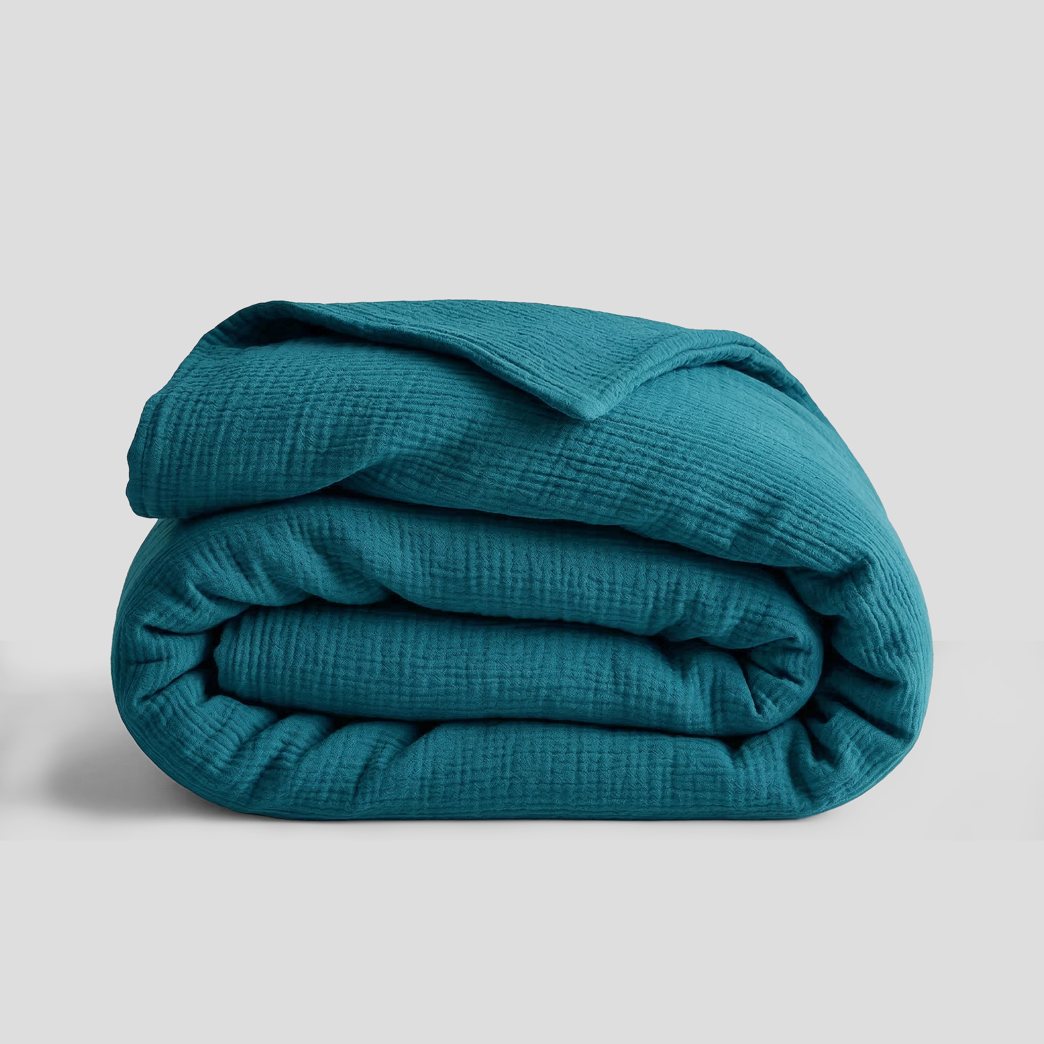 Green Lake Muslin Duvet Cover
