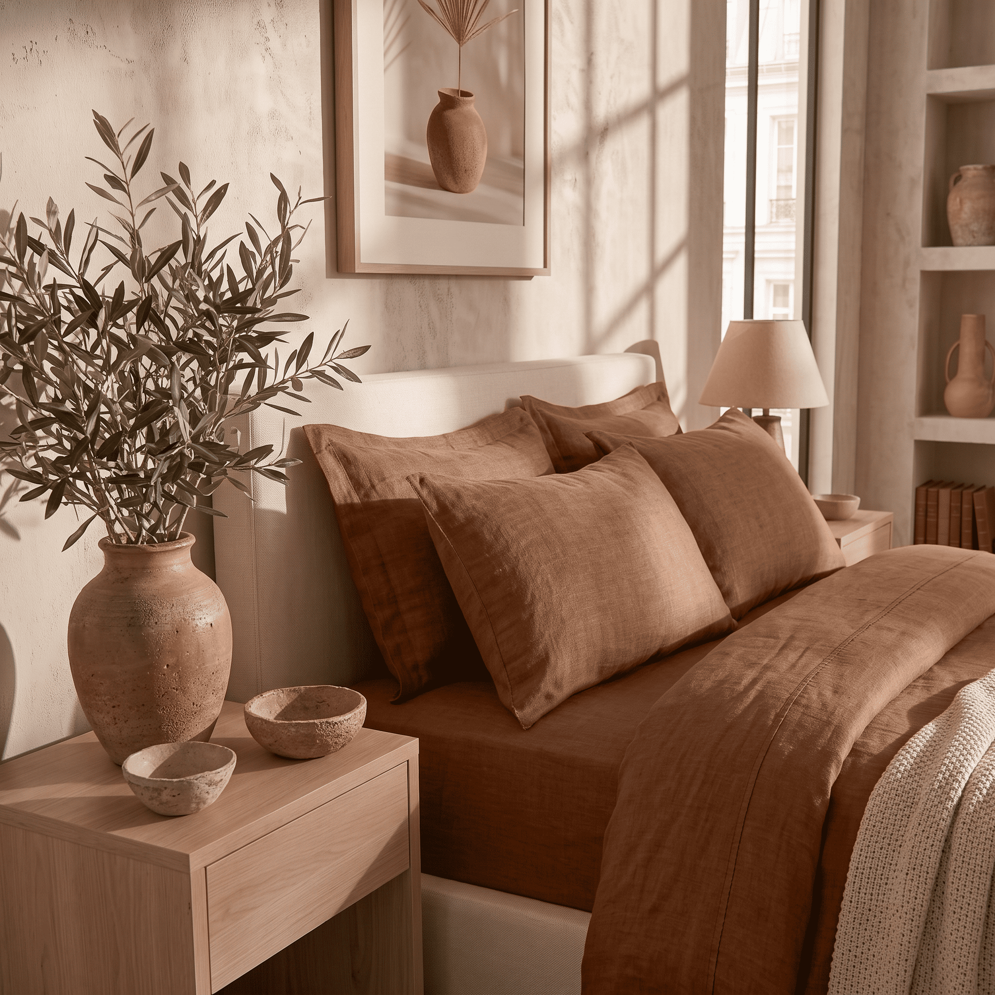 Hazel European Linen Chambray Fitted Sheet
