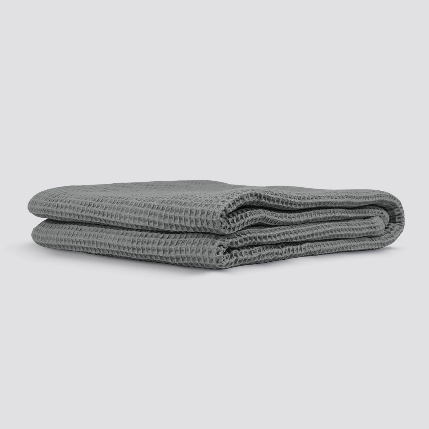Light Grey Waffle Blanket