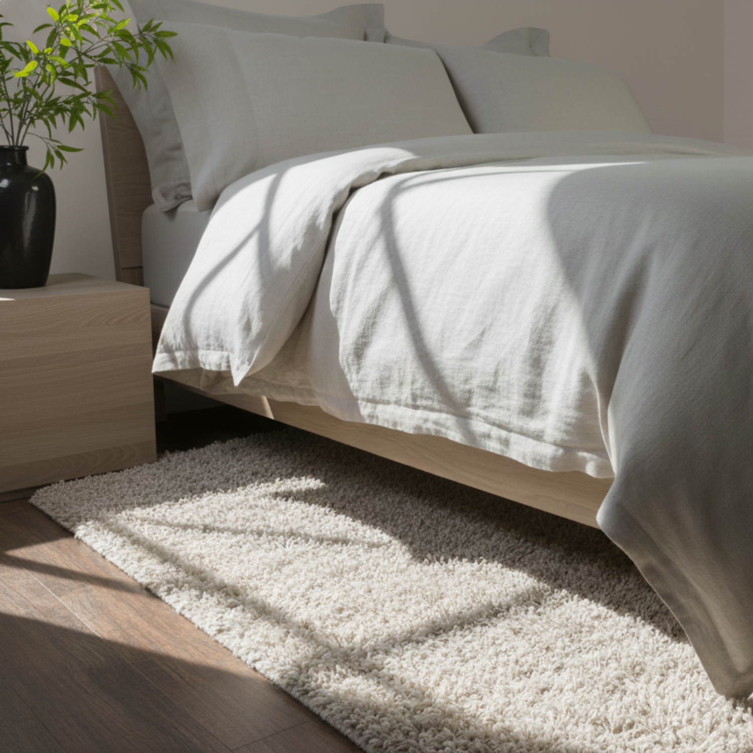 Linen Chambray Flat Sheet Natural European