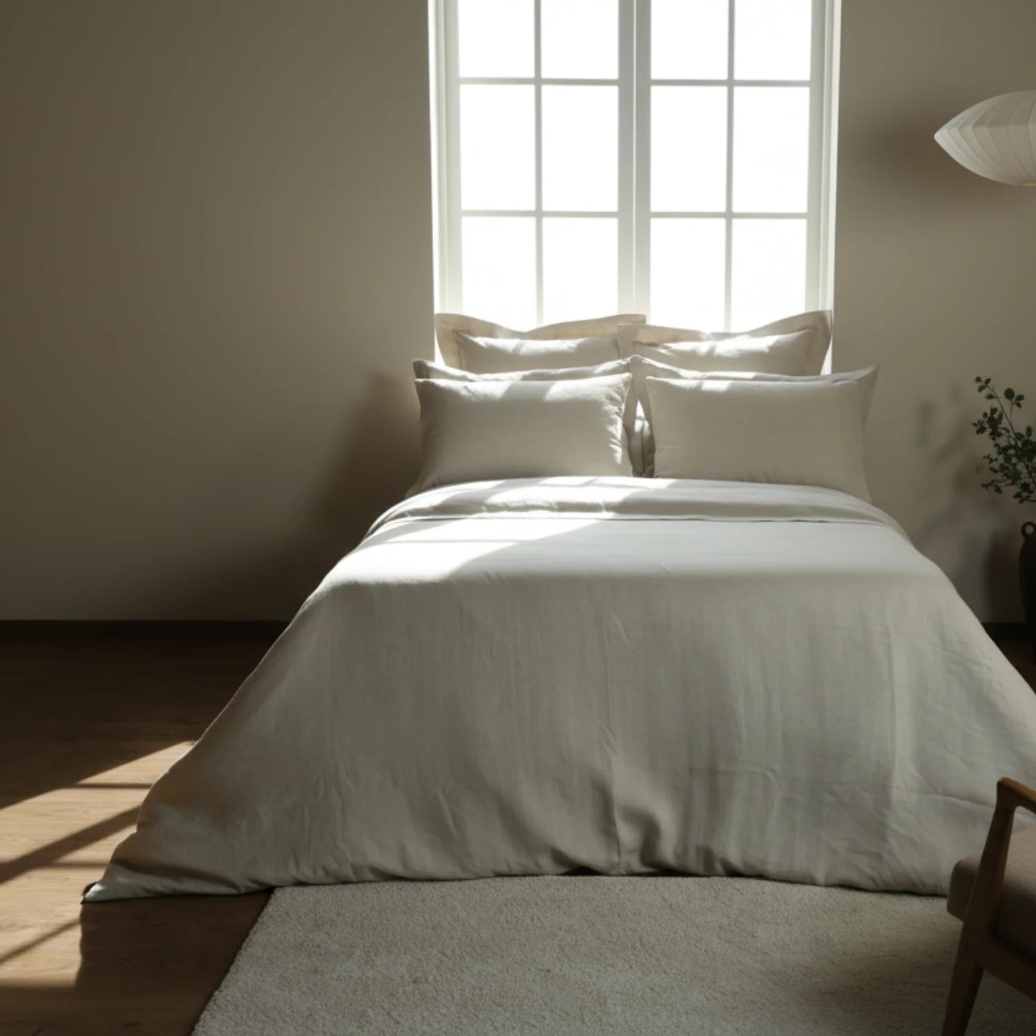 Breathable Linen Duvet Set Natural