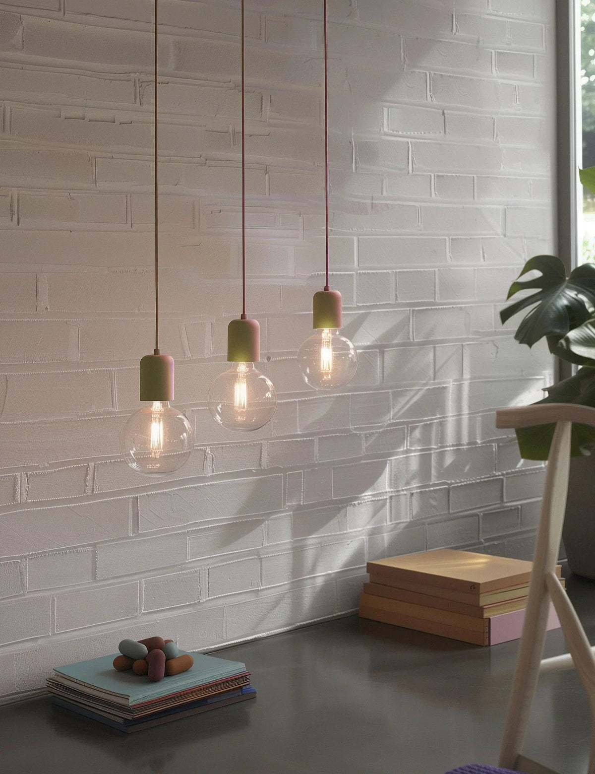 Luna Pendant Lamp Brown 2