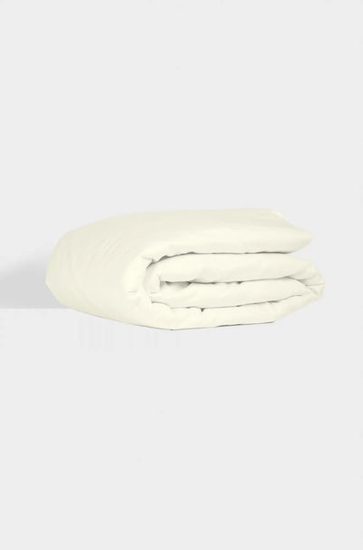 Ivory Luxury Cotton Sateen Duvet Cover