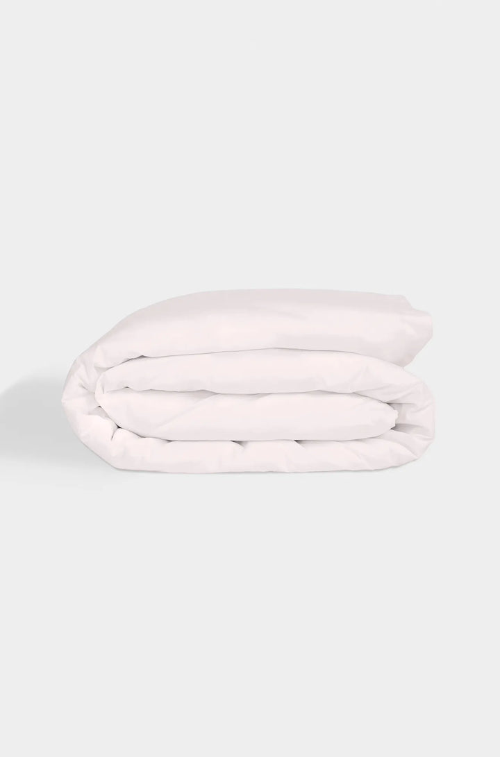 Luxury Organic Sateen Duvet Cover Soft blush